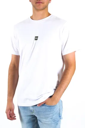 Down The Spine Short Sleeve Tee White
