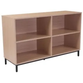 Dudley 4 Shelf  Oak Open Bookcase Storage