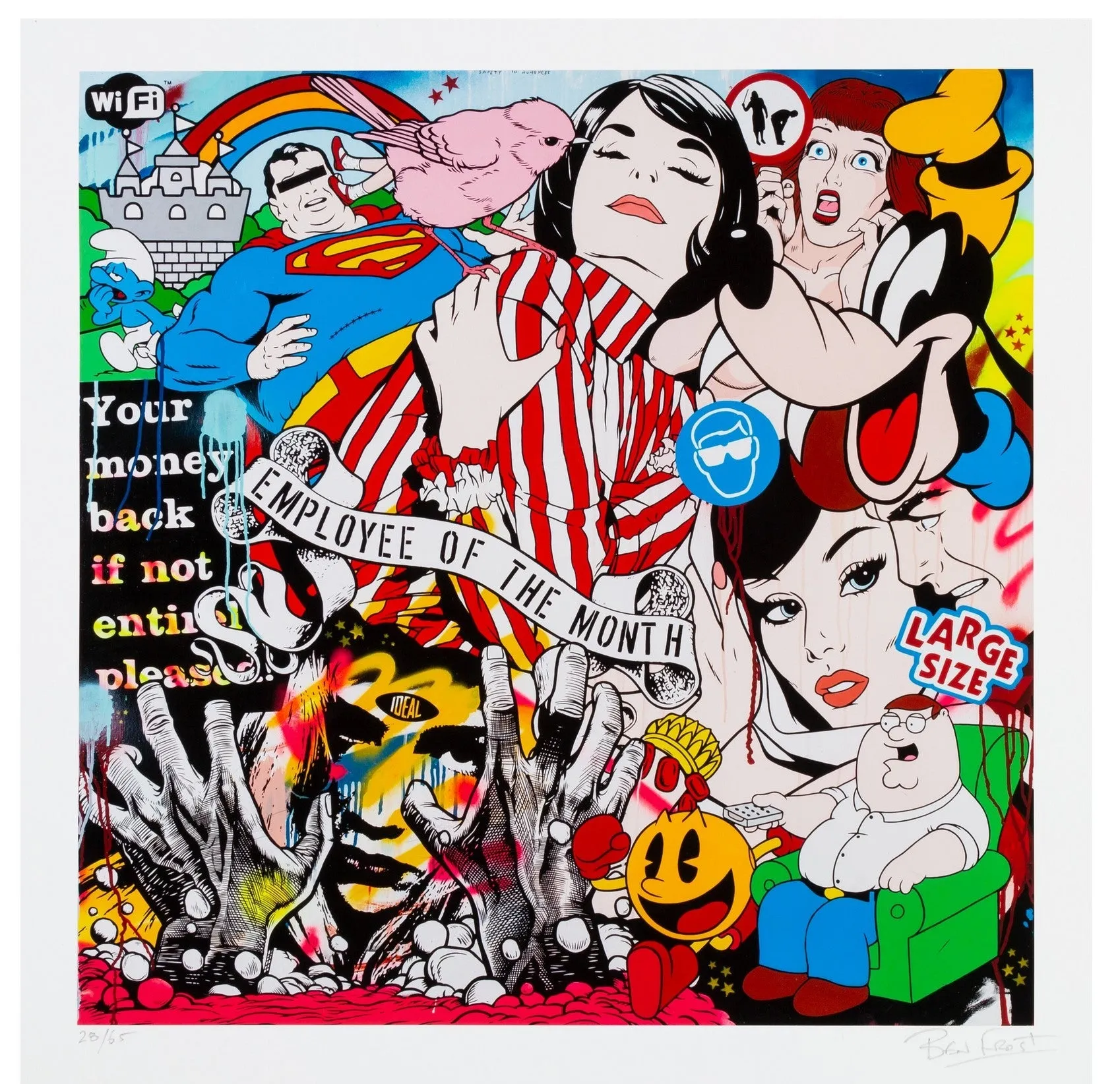 Employee of the Month Archival Print by Ben Frost