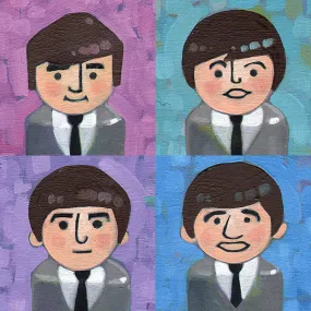 Fab Four Original Art
