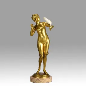 'Femme avec Perroquet' by Honore Keck