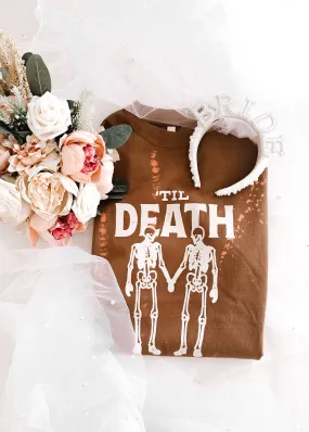FINAL SALE: 'TIL DEATH BLEACHED OUT SIDE SLIT TEE