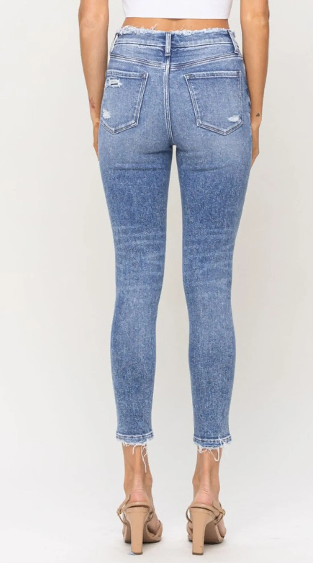 Flying Monkey Revive High Rise Ankle Skinny Stretch Jean