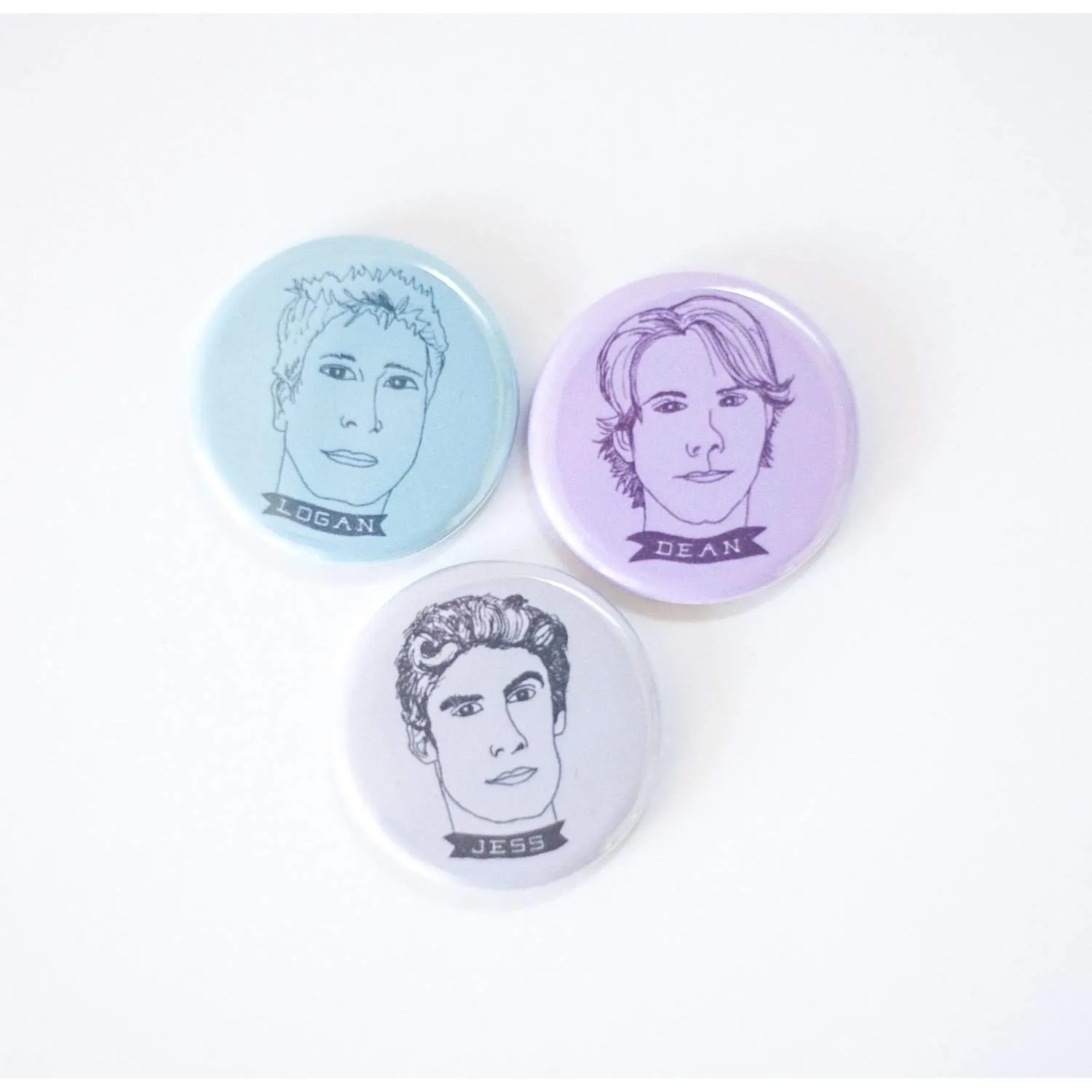 Gilmore Girls gift idea, Gilmore Girls magnet set, Rory Gilmore's boyfriends, Gilmore Girls home decor