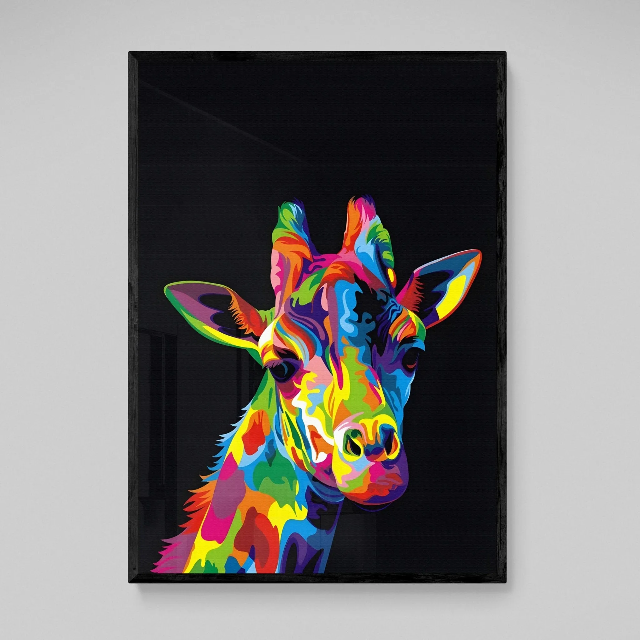 Giraffe Pop Art Canvas