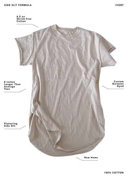 GIRL MOM CLUB SIDE SLIT TEE