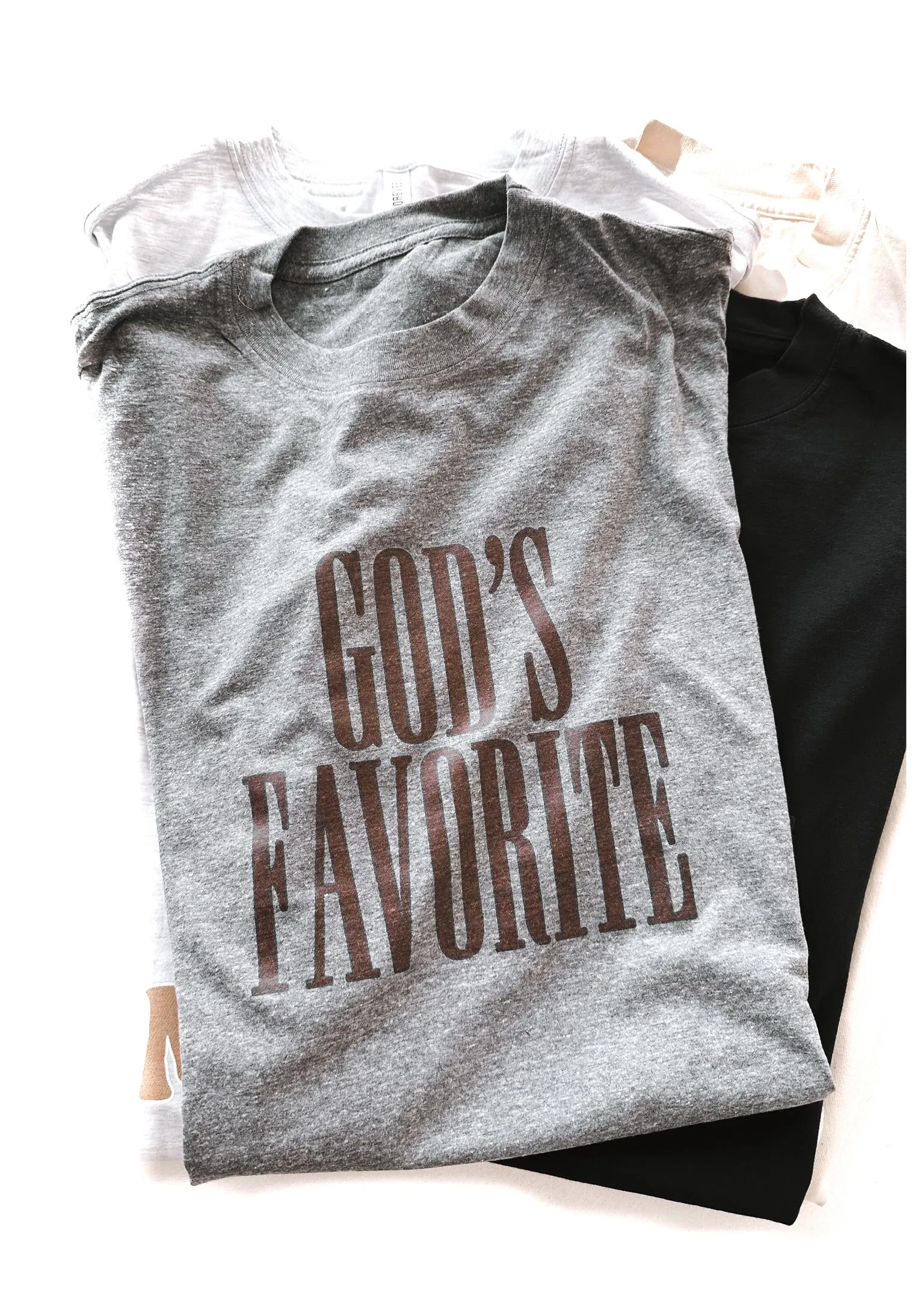GOD'S FAVORITE SIDE SLIT TEE