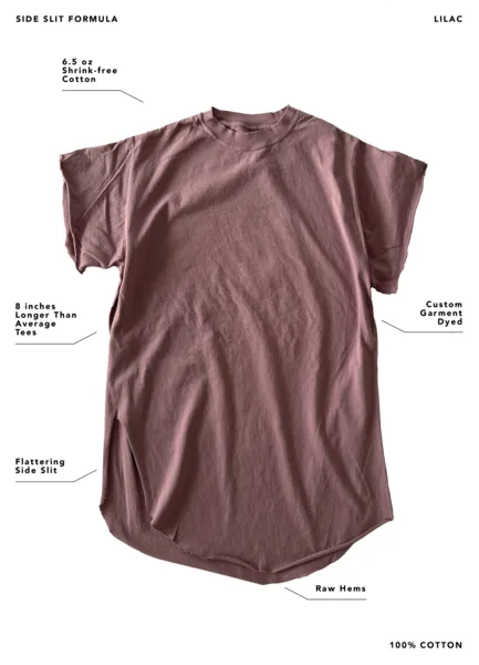 GOD'S FAVORITE SIDE SLIT TEE