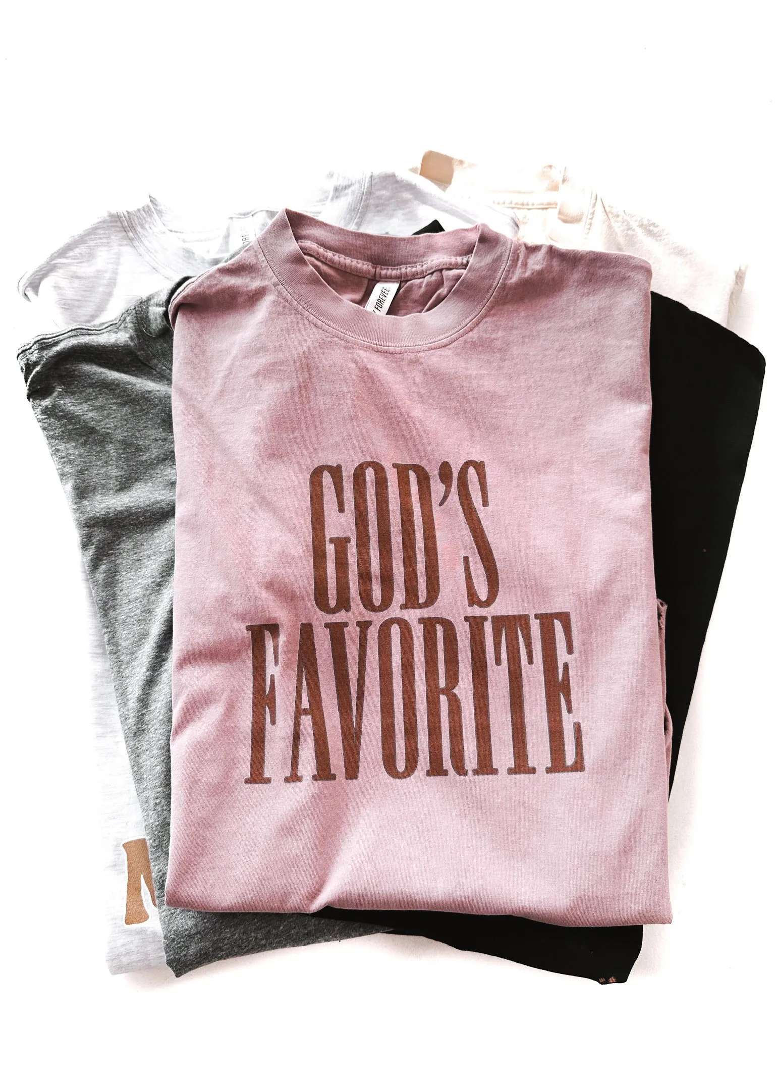 GOD'S FAVORITE SIDE SLIT TEE