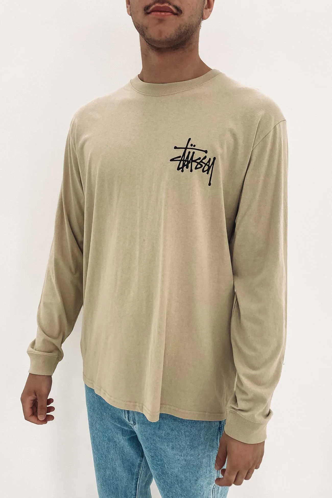 Graffiti Long Sleeve Tee Cement