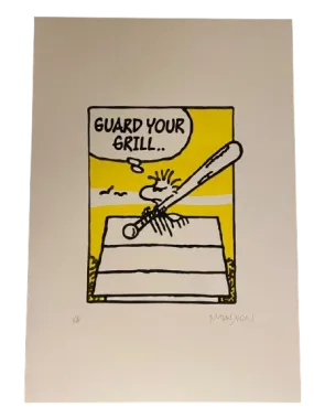 Guard Your Grill Naughty by Nature AP Silkscreen Print by Mark Drew