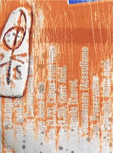 Hand Signed PRINT by CHRIS DUNCAN - CRASH BANDICOOT on FANTA can