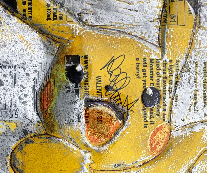 Hand Signed PRINT by Chris Duncan, PIKACKU on MONSTER Can