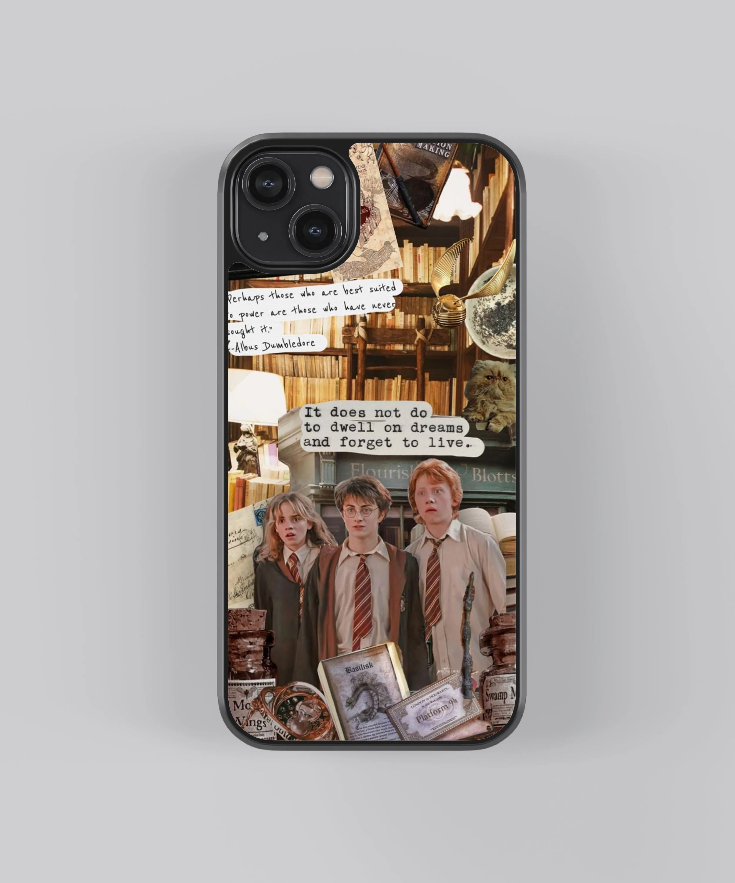 Harry Potter "Dreams" Pop Culture Glass Phone Case Cover