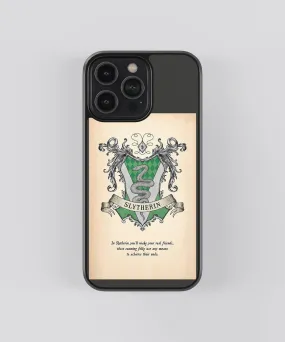 Harry Potter Slytherin Pop Culture Glass Phone Case Cover