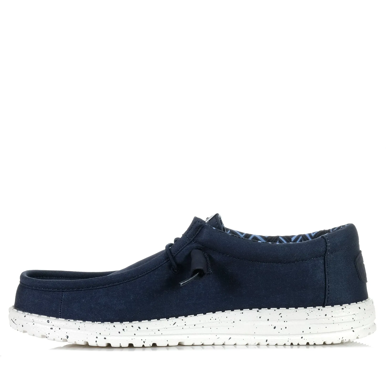 Hey Dude Mens Wally Stretch Canvas Navy