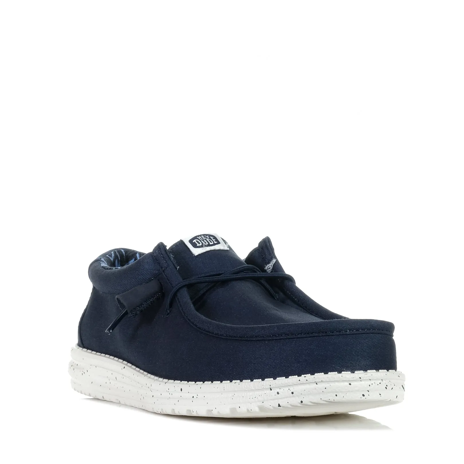 Hey Dude Mens Wally Stretch Canvas Navy