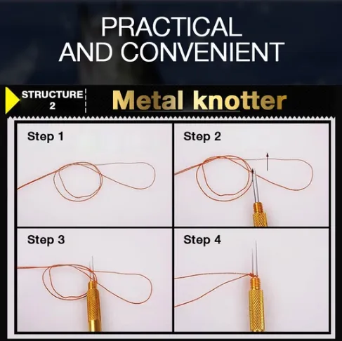 🎁Hot Sale -50% OFF🐠Metal Fast Fishing Knot Tying Tool