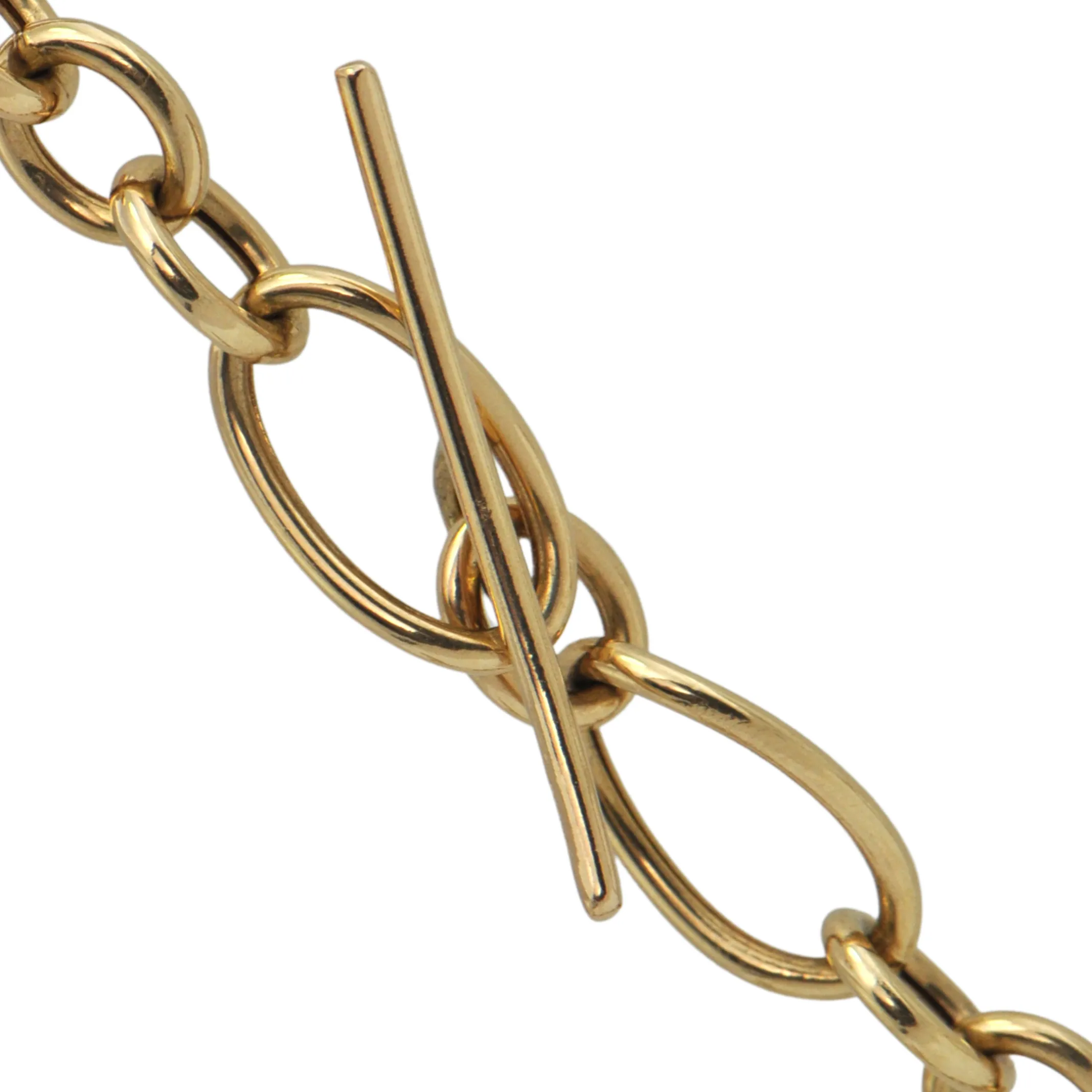 Italian Faraone Menella By 'R.F.M.A.S.' Stella Collection 18k Gold Necklace