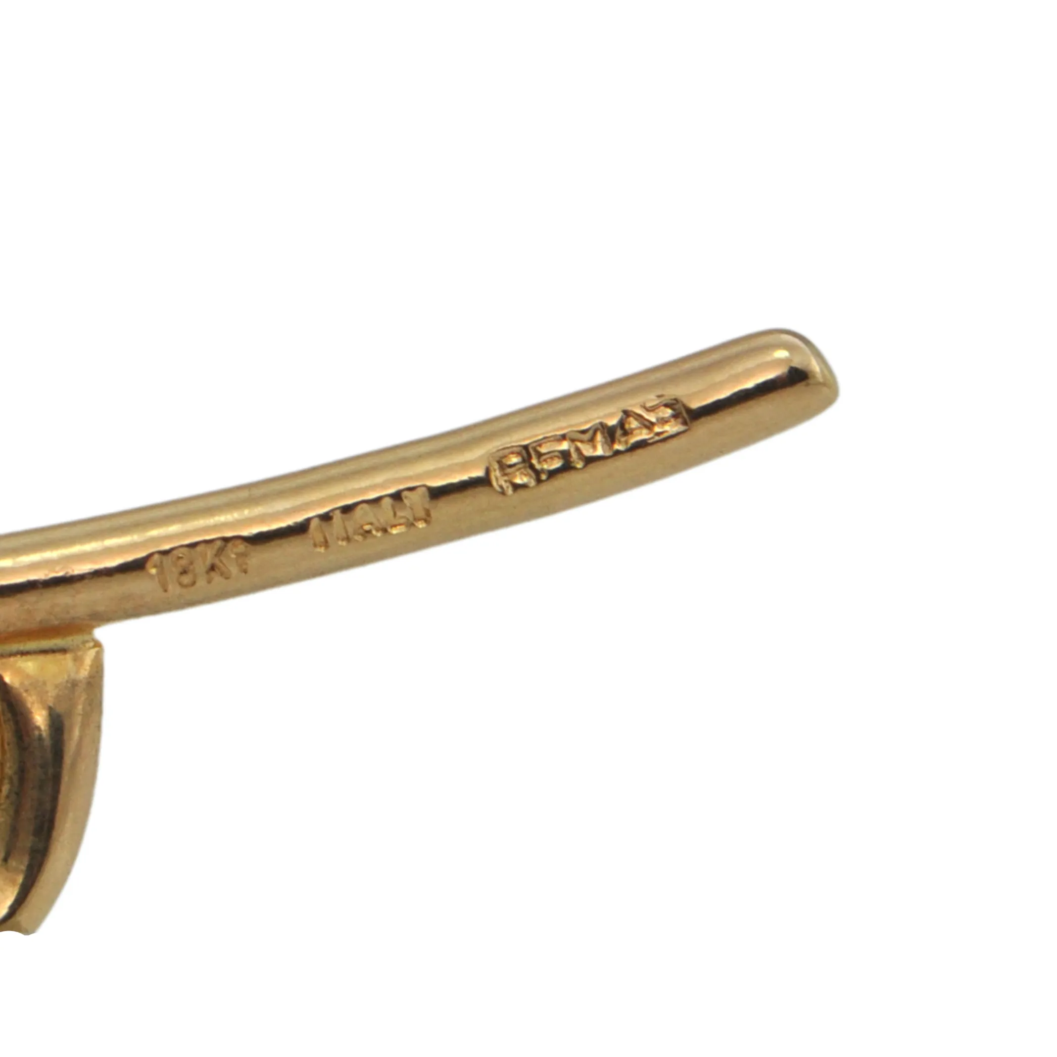 Italian Faraone Menella By 'R.F.M.A.S.' Stella Collection 18k Gold Necklace