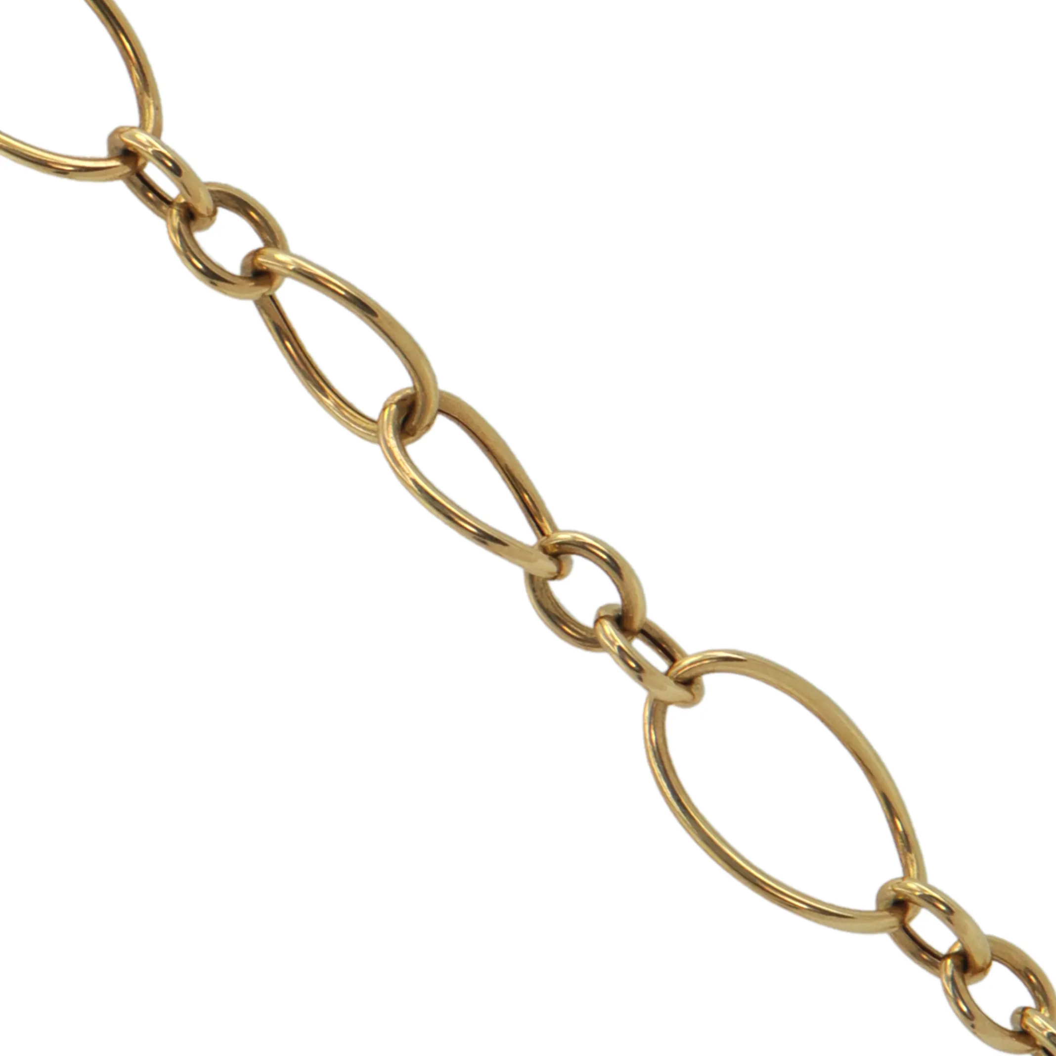 Italian Faraone Menella By 'R.F.M.A.S.' Stella Collection 18k Gold Necklace