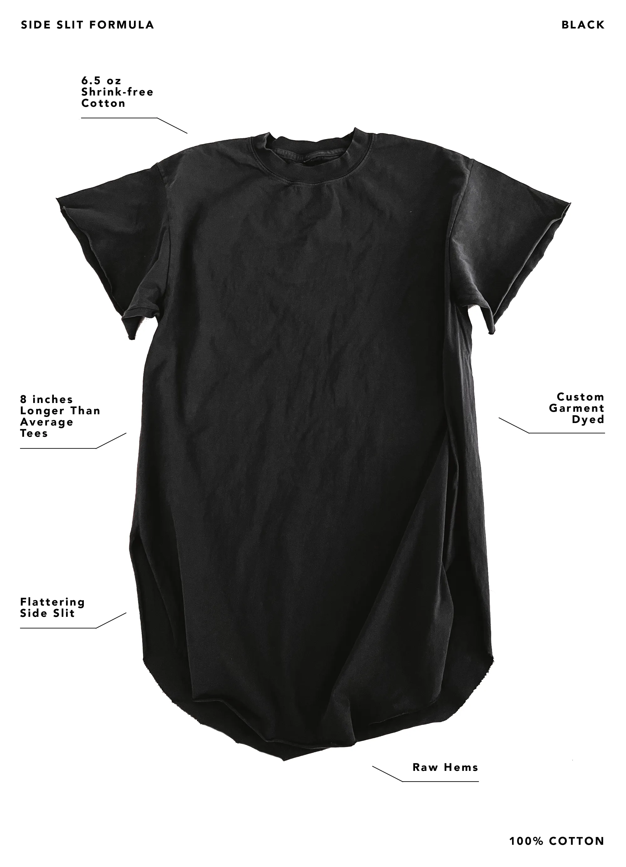 IT'S NOT THAT PERSONAL BABE SIDE SLIT TEE