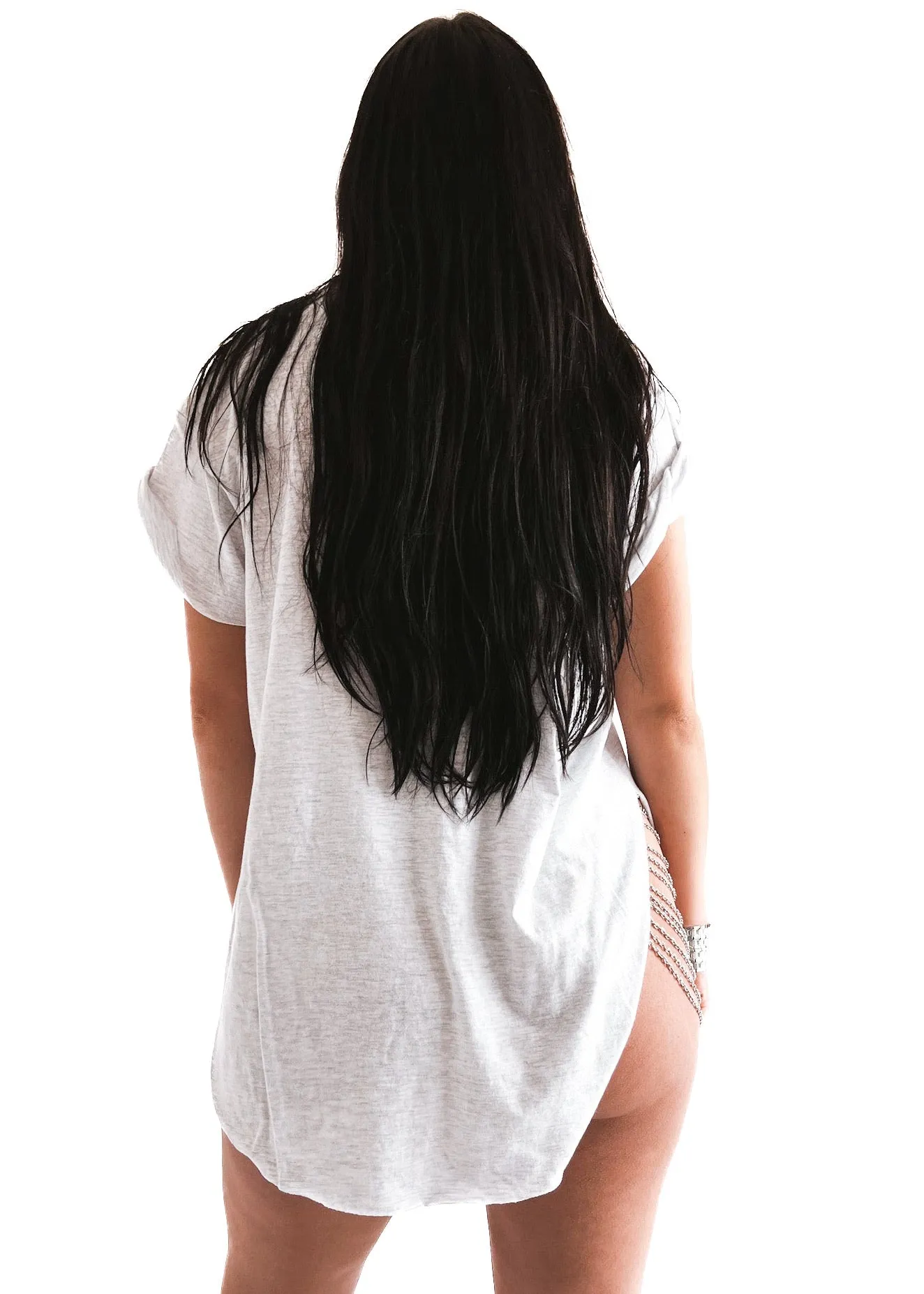 IT'S NOT THE HEAT IT'S THE HUMIDITY SIDE SLIT TEE