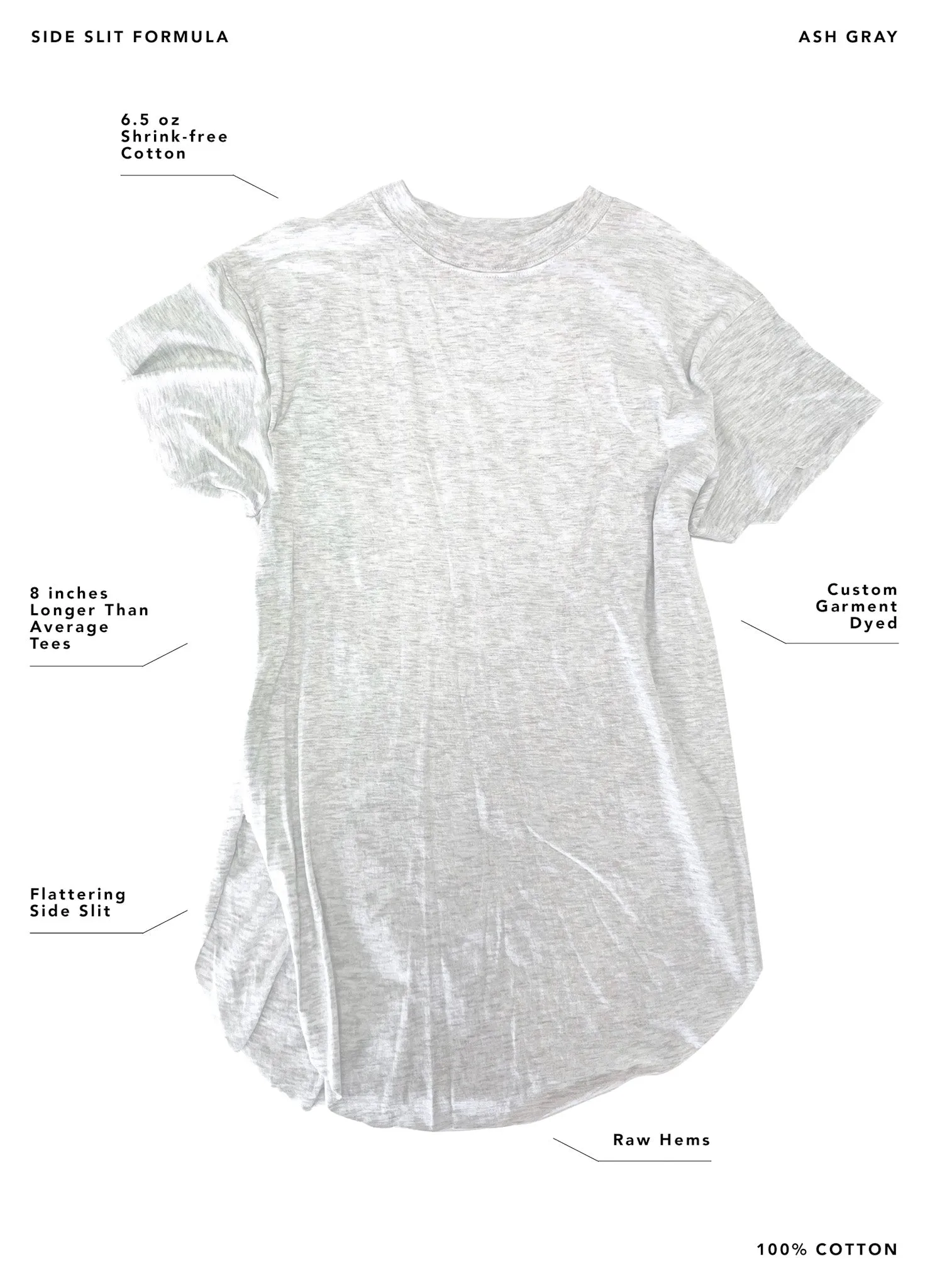 IT'S NOT THE HEAT IT'S THE HUMIDITY SIDE SLIT TEE