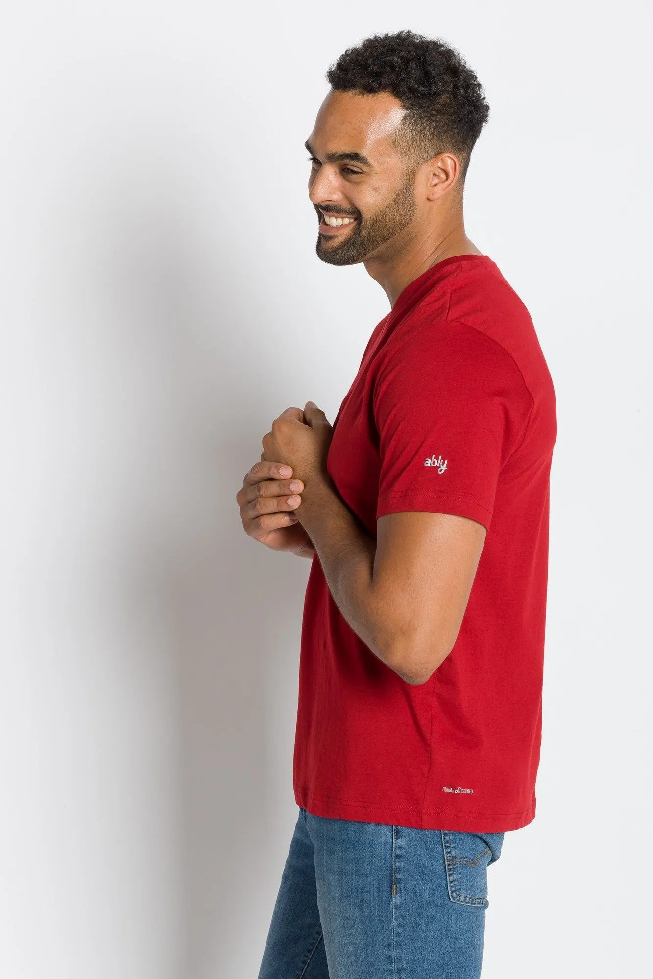Jamison | Men's Anti-Stain V-neck Tee