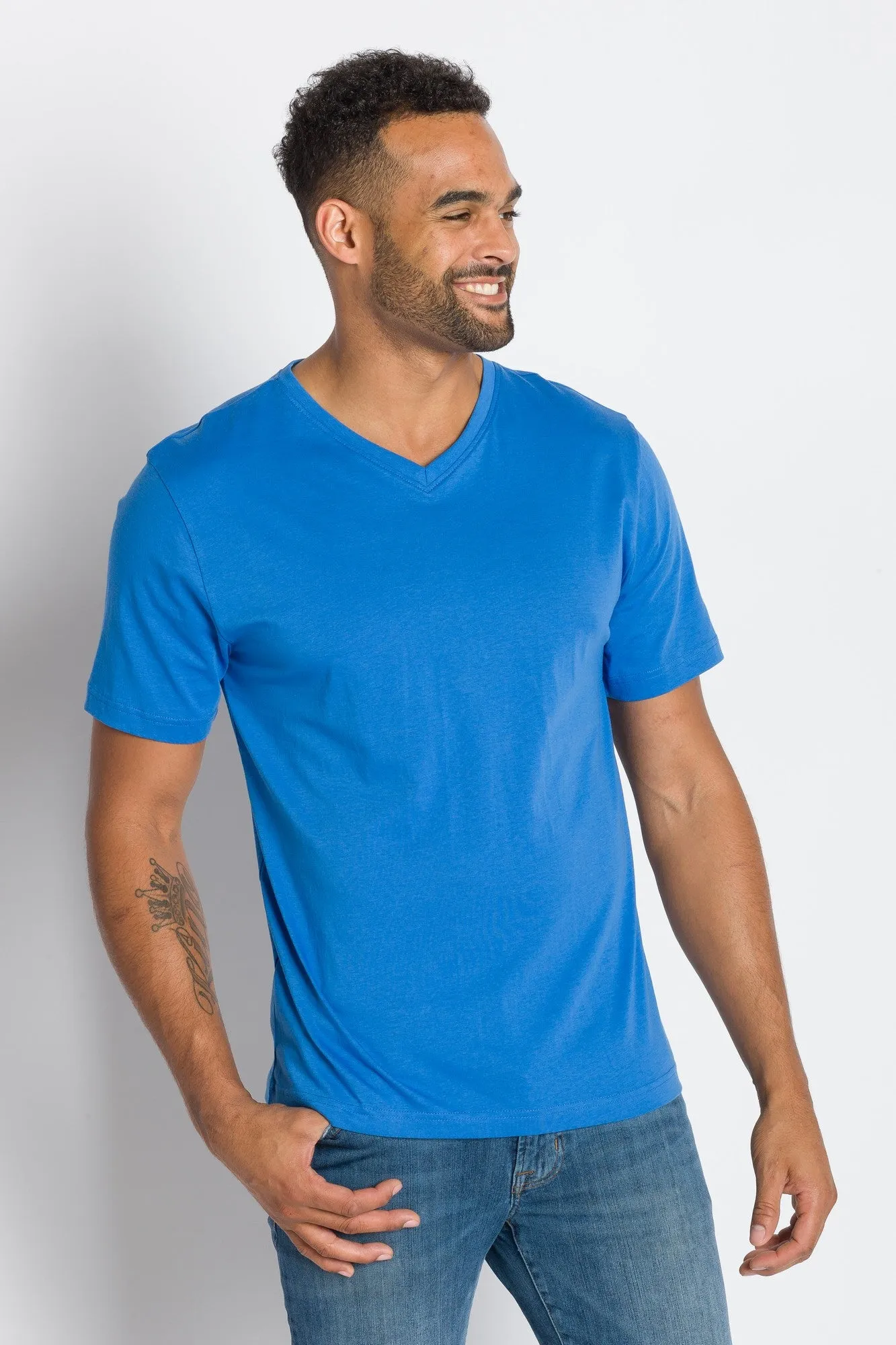 Jamison | Men's Anti-Stain V-neck Tee