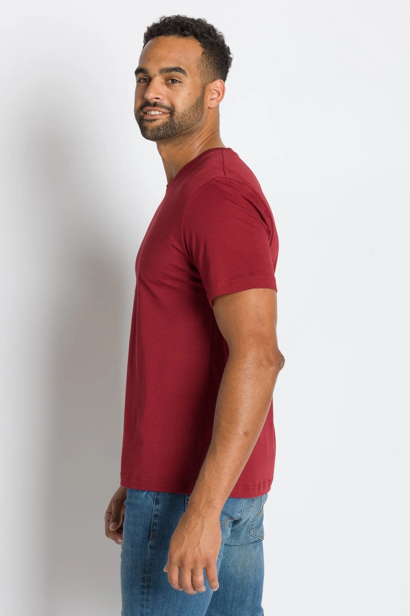 Jamison | Men's Anti-Stain V-neck Tee