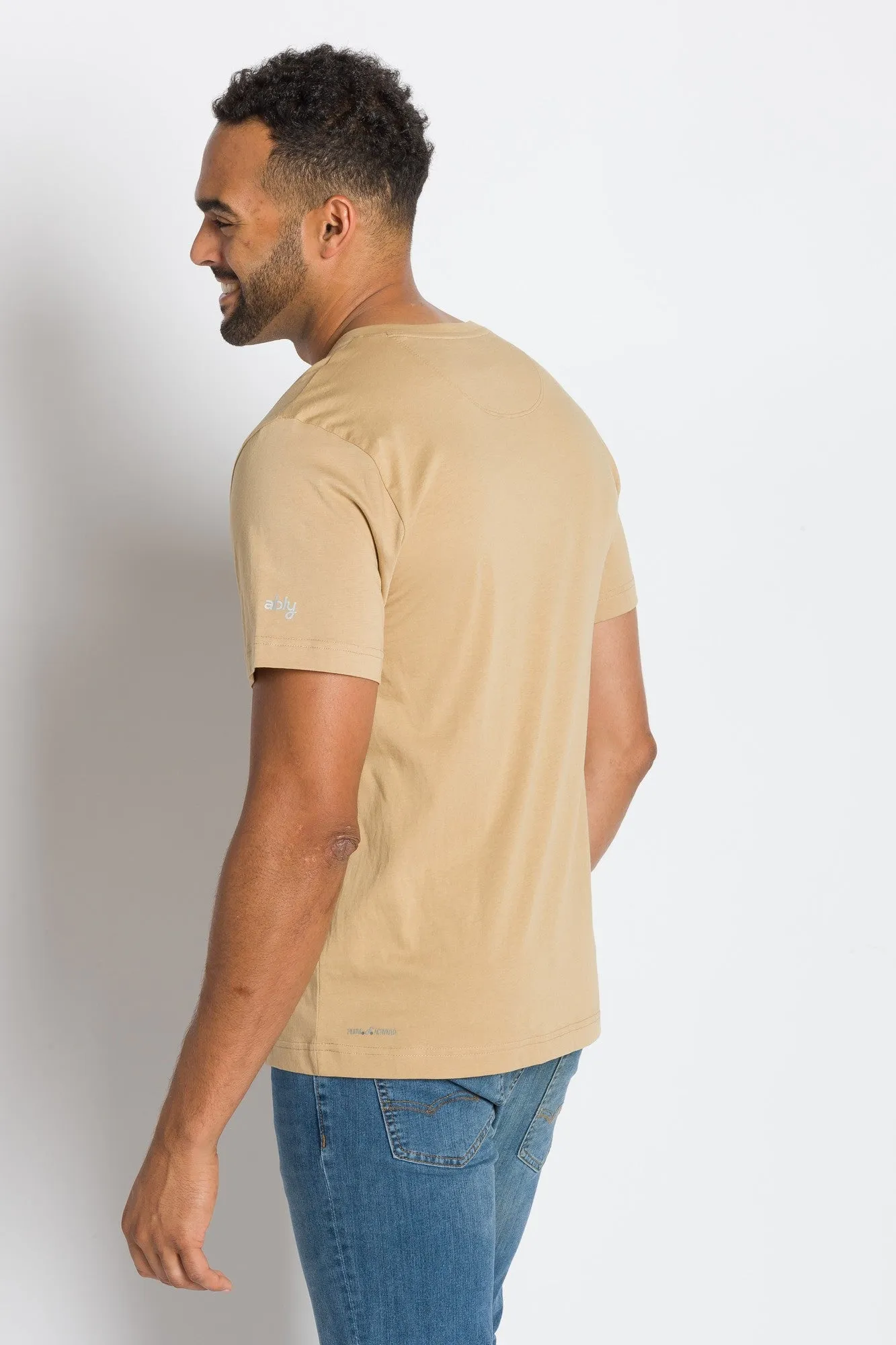 Jamison | Men's Anti-Stain V-neck Tee