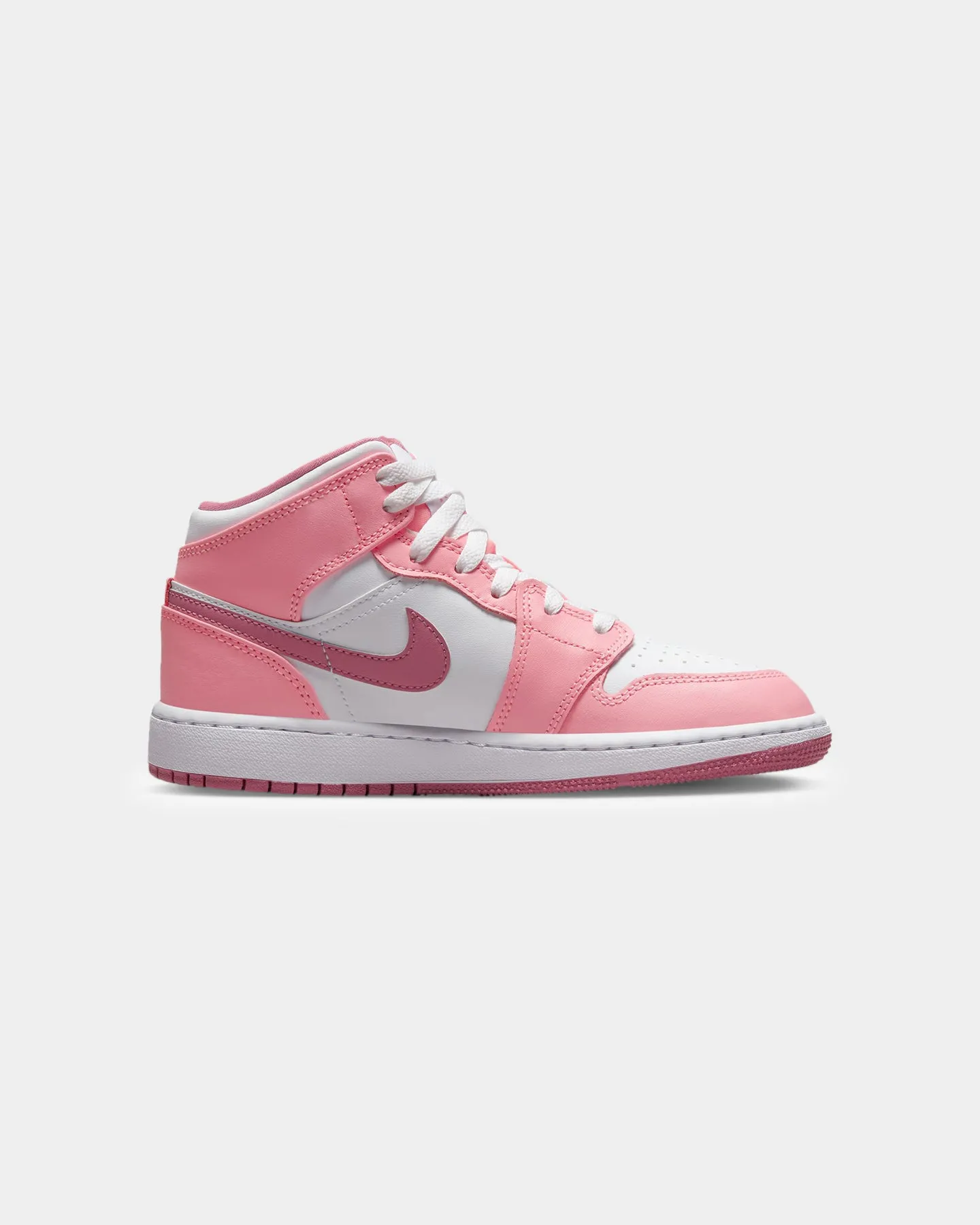 Jordan Kids' Air Jordan 1 Mid (GS) "Valentine's Day" Coral Chalk/Sail