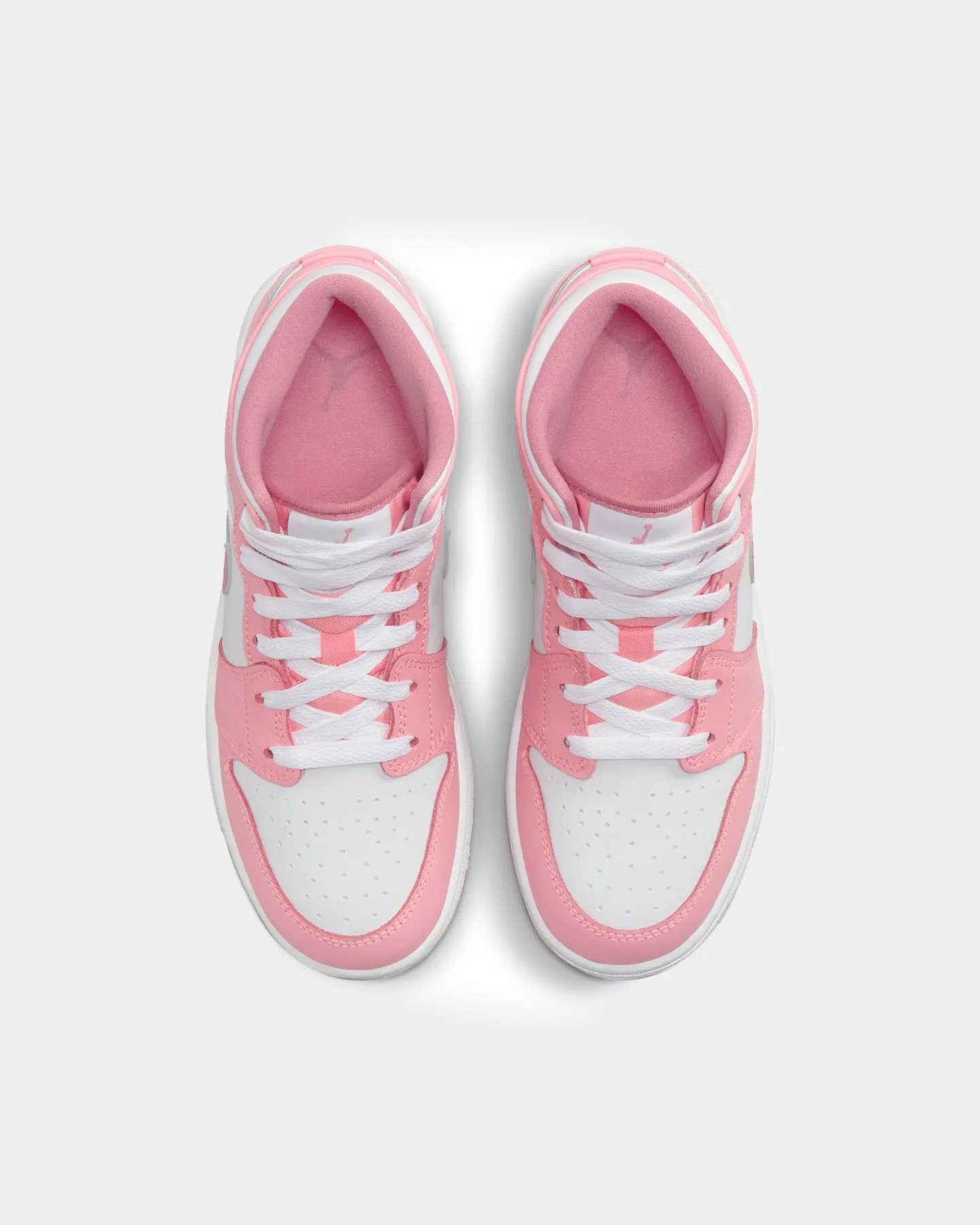 Jordan Kids' Air Jordan 1 Mid (GS) "Valentine's Day" Coral Chalk/Sail