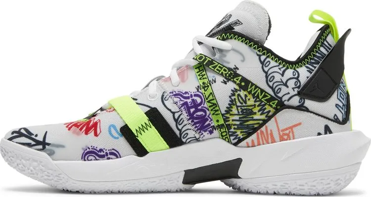 Jordan Why Not Zer0.4 Graffiti sneakers, white