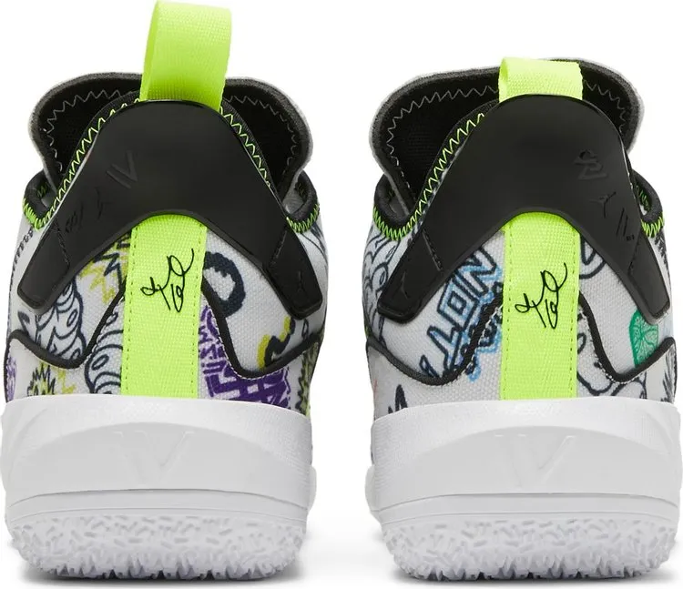 Jordan Why Not Zer0.4 Graffiti sneakers, white