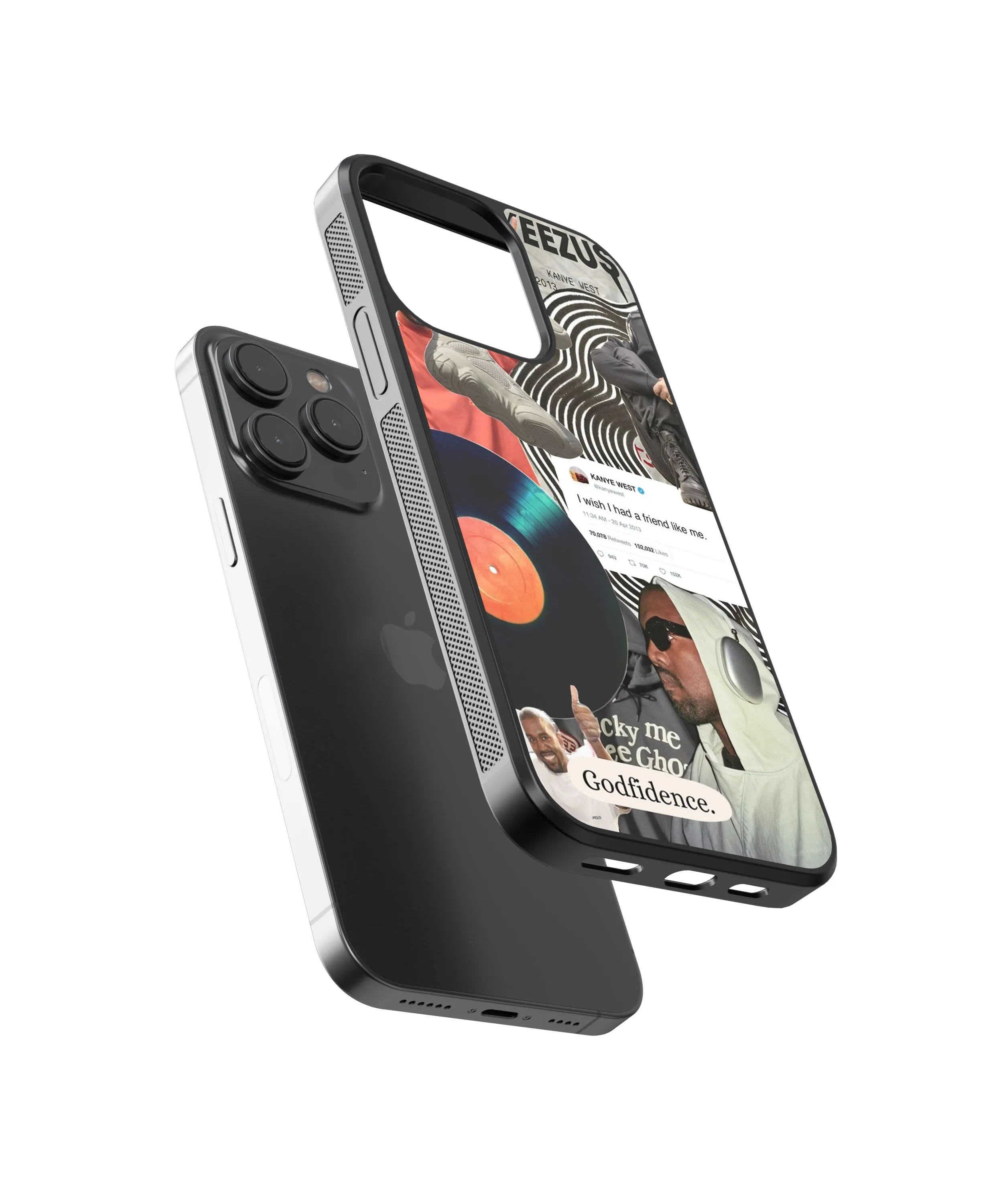 Kanye West Pop Culture Glass Phone Case Cover