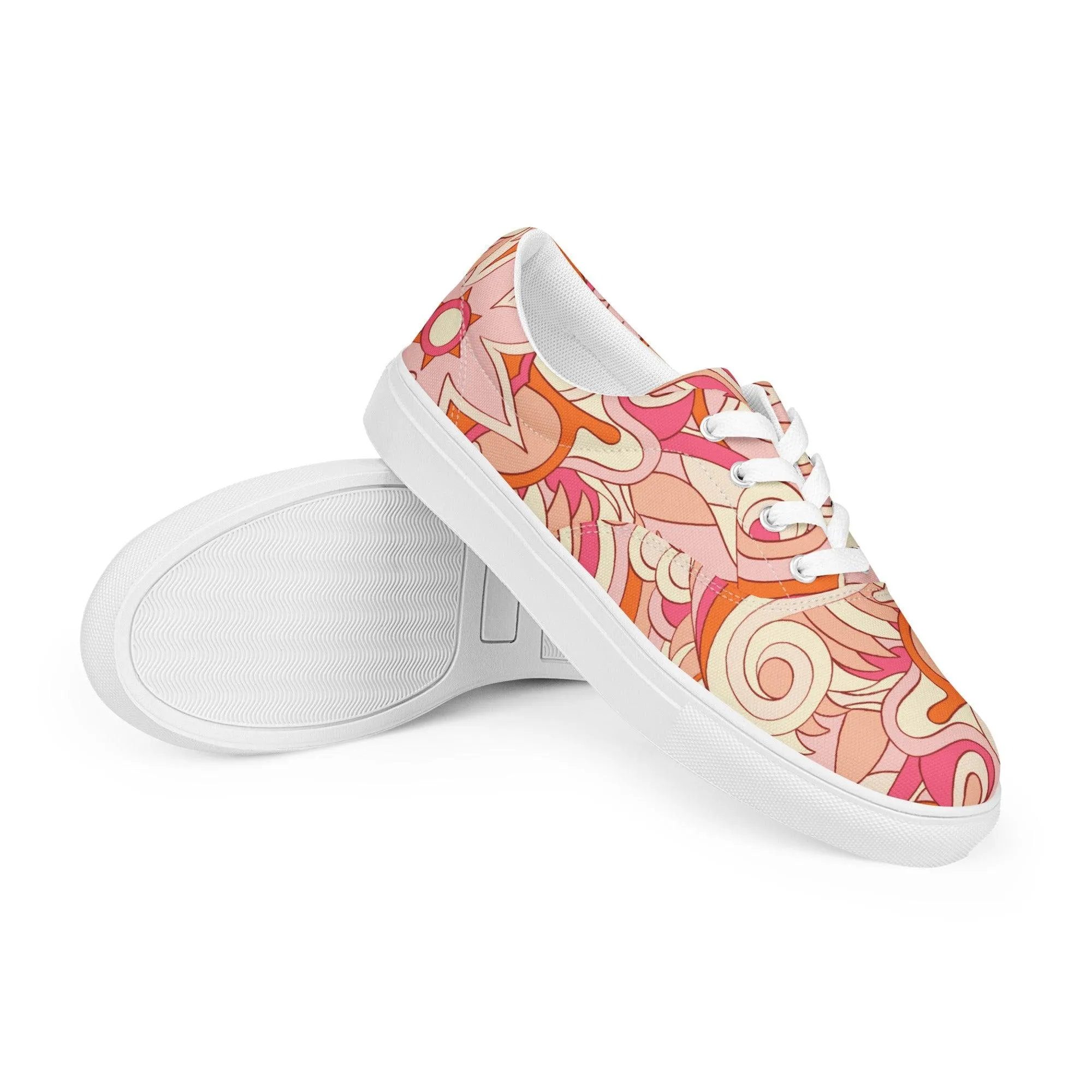 Keki Lace Up Canvas Sneakers