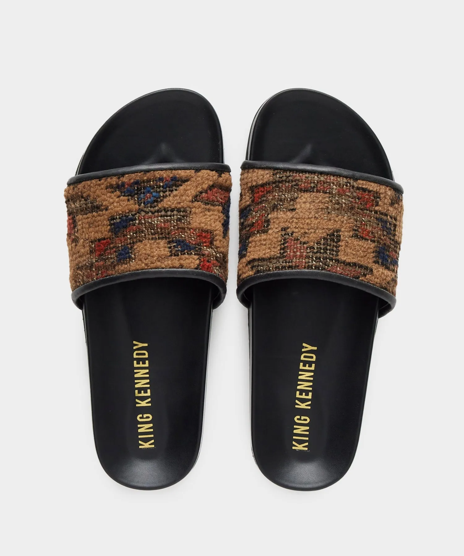 King Kennedy Slide in Brown