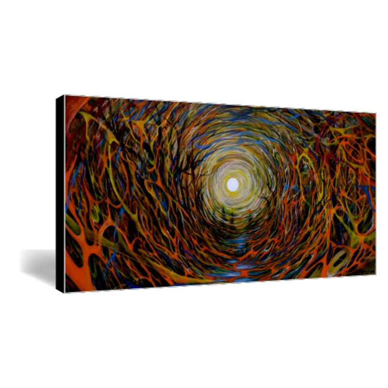 Light at the end of the tunnel, Giclee landscape