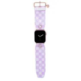 Limited Edition - Lavender Mini Checks Waterproof Sivella Watchband