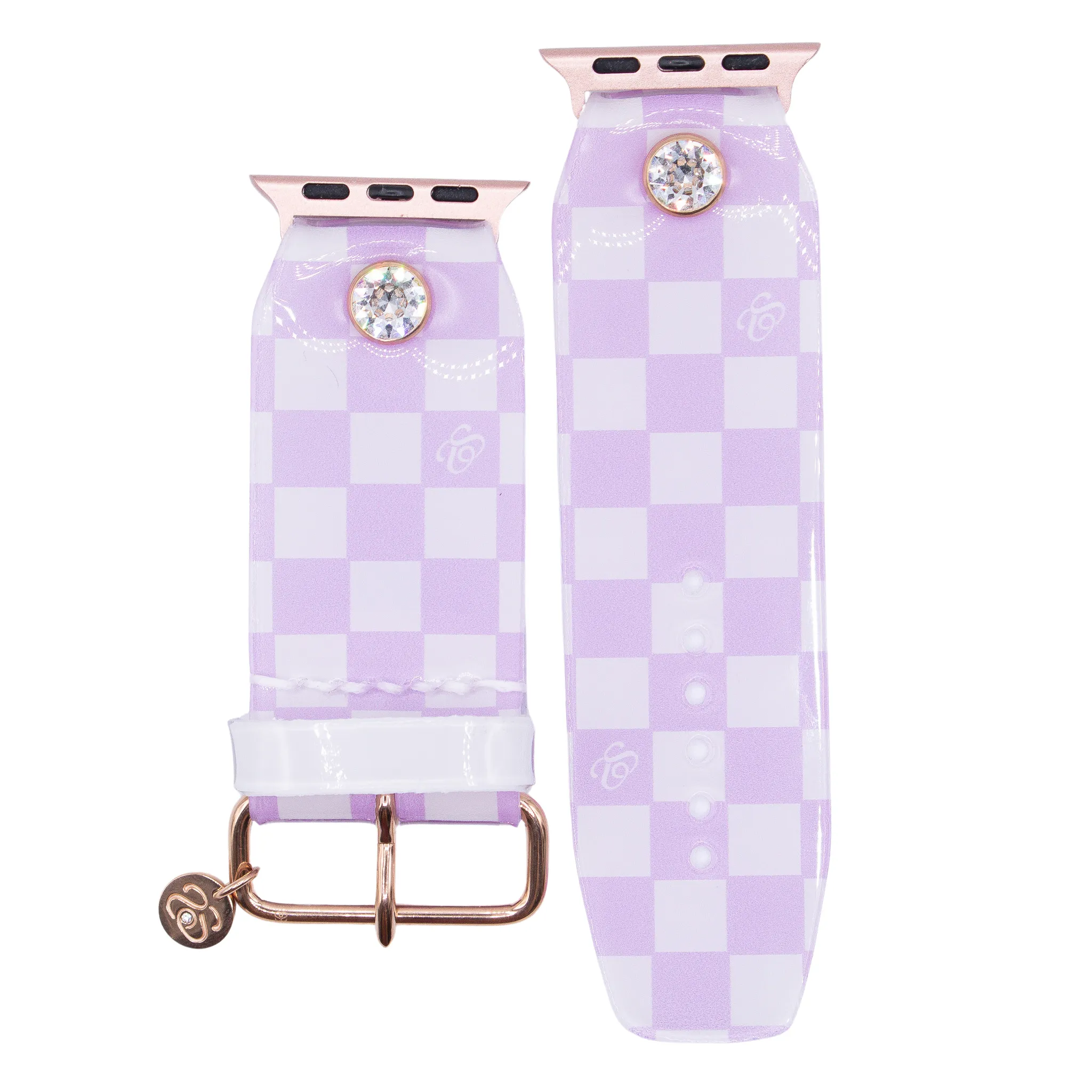 Limited Edition - Lavender Mini Checks Waterproof Sivella Watchband