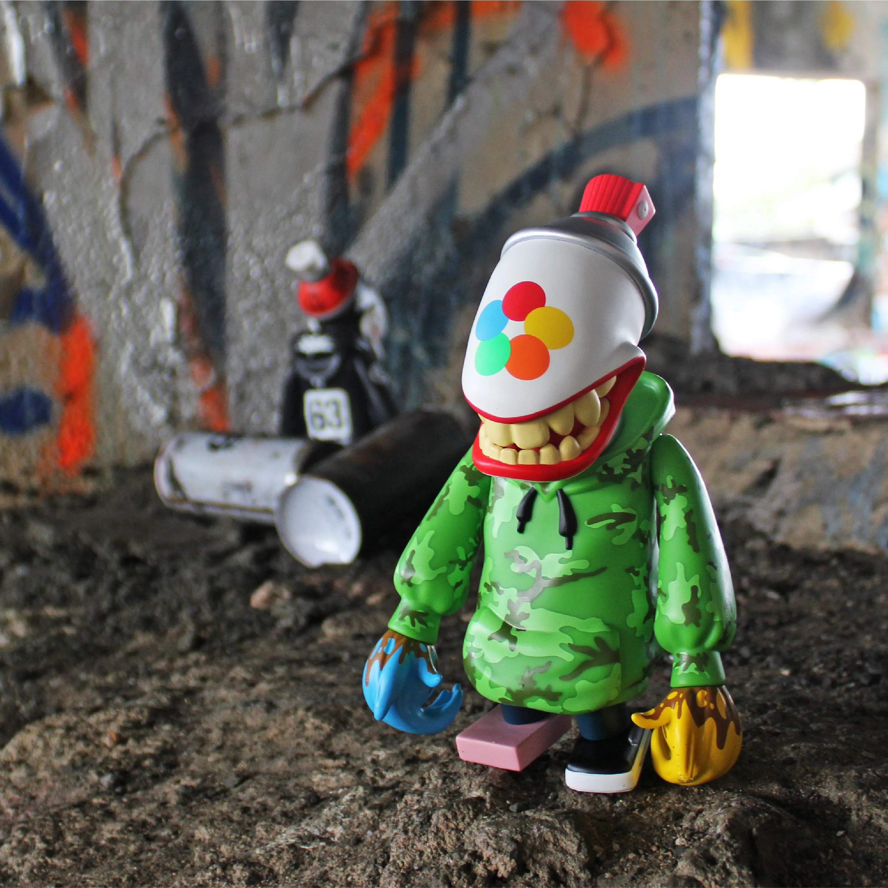 Mad Spraycan Mutant OG STREET  by  Jeremy MadL  x  Martain Toys