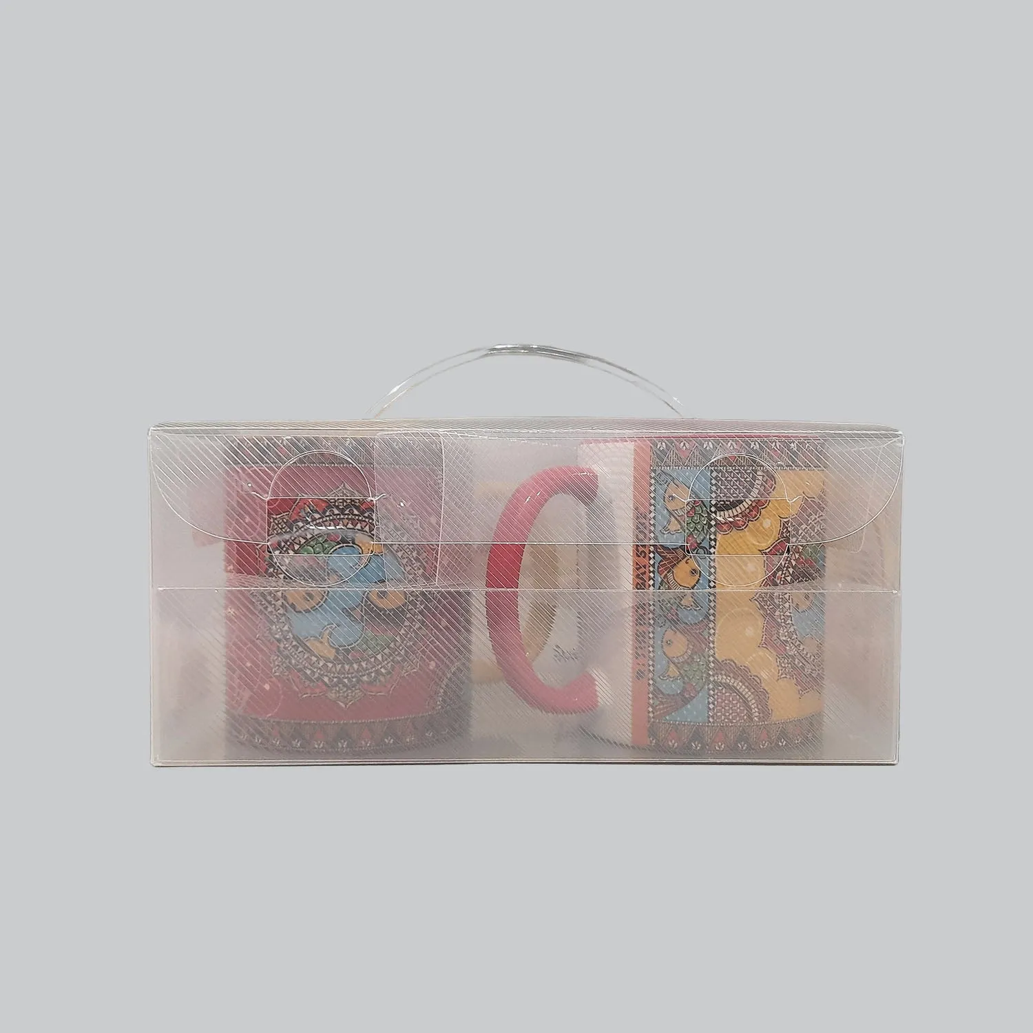 Madhubani Coffee Mugs Set of 2 (300 ml each)