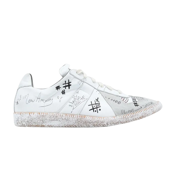 Maison Margiela Replica 'Graffiti - White' sneakers, white