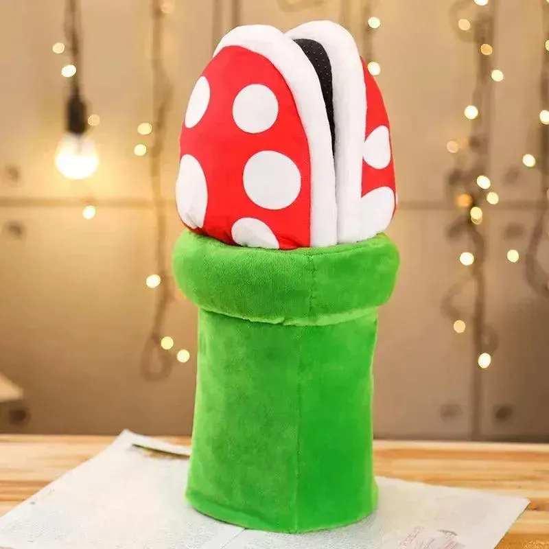 Mario Piranha Plant Plush Slippers