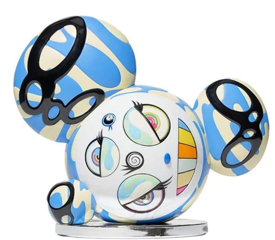 Melting Dob- Ice Blue Art Toy Sculpture by Takashi Murakami TM/KK