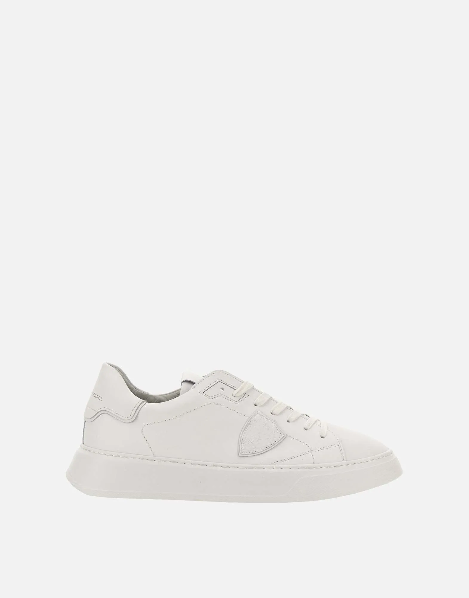 Men's Leather Sneakers in White