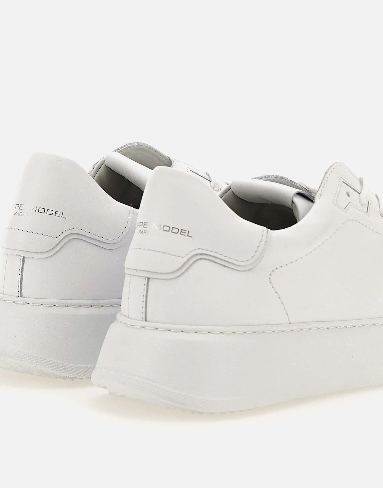 Men's Leather Sneakers in White