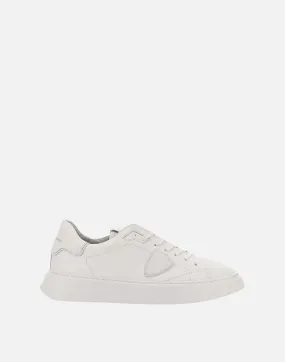 Men's Leather Sneakers in White